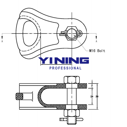70KN THIMBLE CLEVIS TC-07